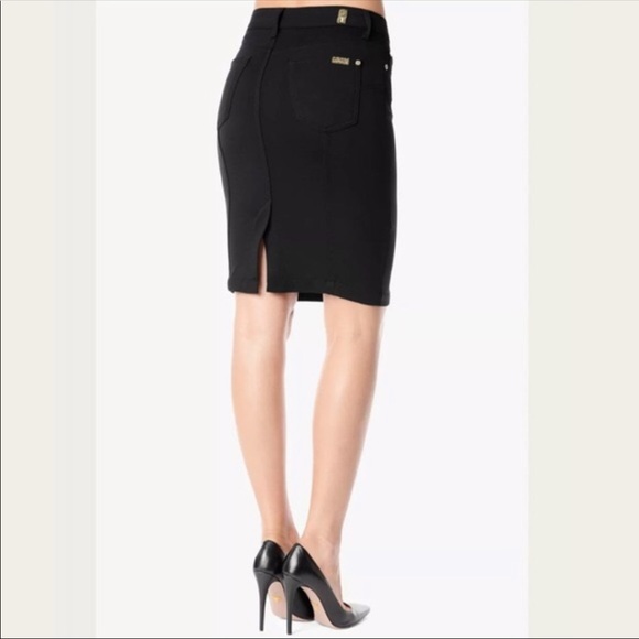 7 for All Mankind High Waist Pencil Skirt - Picture 3 of 8